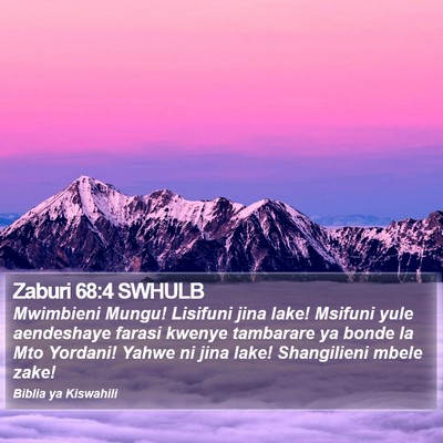 Zaburi 68:4 SWHULB Bible Verse Image