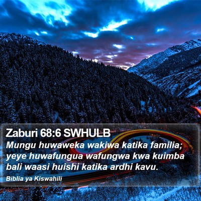 Zaburi 68:6 SWHULB Bible Verse Image