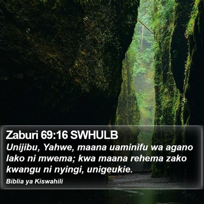 Zaburi 69:16 SWHULB Bible Verse Image