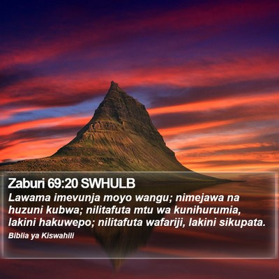 Zaburi 69:20 SWHULB Bible Verse Image