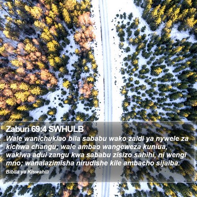 Zaburi 69:4 SWHULB Bible Verse Image