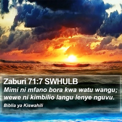 Zaburi 71:7 SWHULB Bible Verse Image