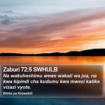 Zaburi 72:5 SWHULB Bible Verse Image