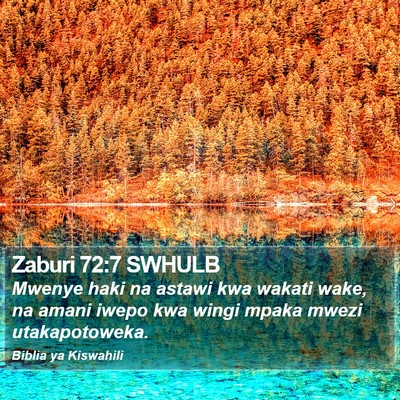 Zaburi 72:7 SWHULB Bible Verse Image