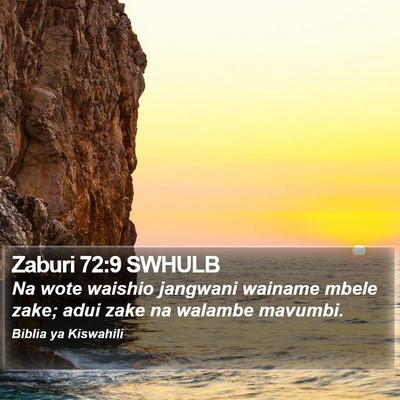Zaburi 72:9 SWHULB Bible Verse Image