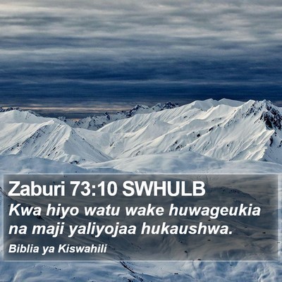 Zaburi 73:10 SWHULB Bible Verse Image