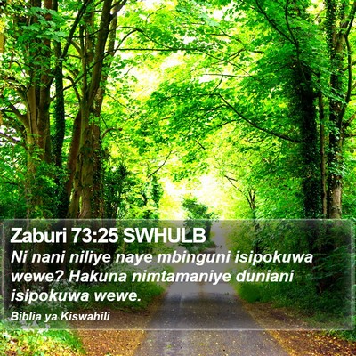 Zaburi 73:25 SWHULB Bible Verse Image