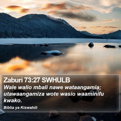 Zaburi 73:27 SWHULB Bible Verse Image