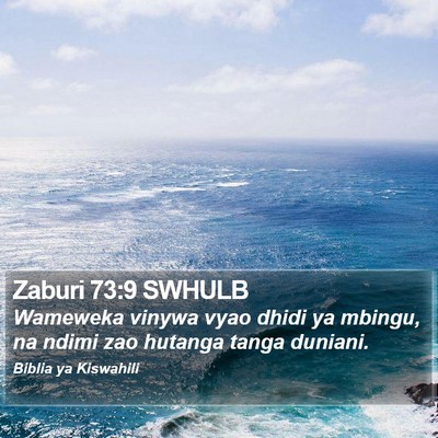 Zaburi 73:9 SWHULB Bible Verse Image