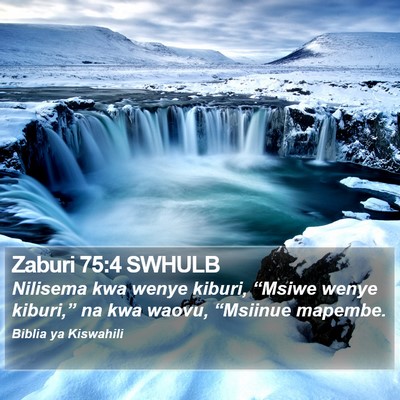 Zaburi 75:4 SWHULB Bible Verse Image