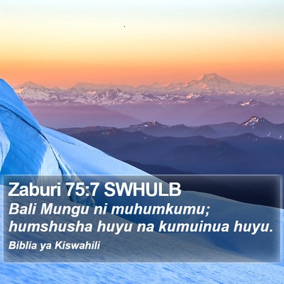 Zaburi 75:7 SWHULB Bible Verse Image