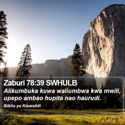 Zaburi 78:39 SWHULB Bible Verse Image