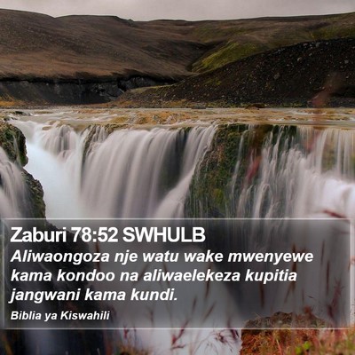 Zaburi 78:52 SWHULB Bible Verse Image
