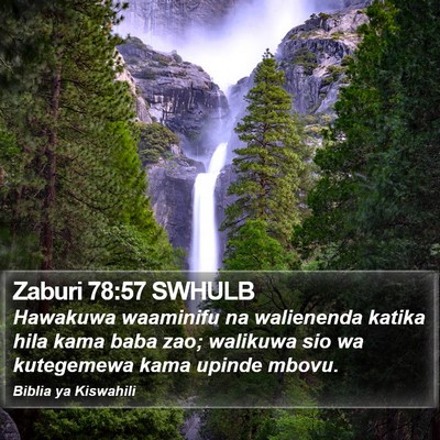 Zaburi 78:57 SWHULB Bible Verse Image