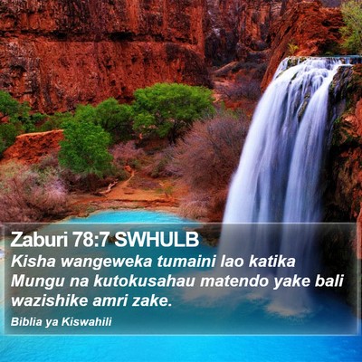 Zaburi 78:7 SWHULB Bible Verse Image