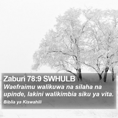 Zaburi 78:9 SWHULB Bible Verse Image