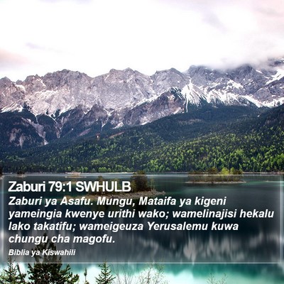 Zaburi 79:1 SWHULB Bible Verse Image