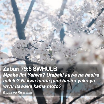 Zaburi 79:5 SWHULB Bible Verse Image