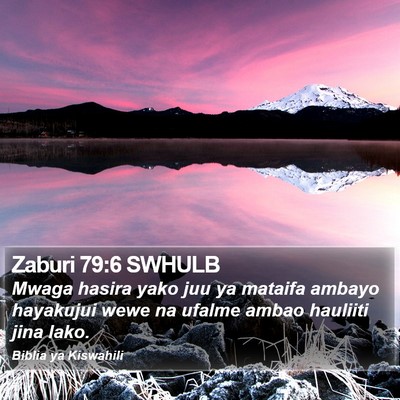 Zaburi 79:6 SWHULB Bible Verse Image