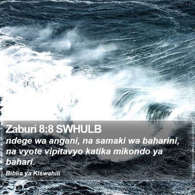 Zaburi 8:8 SWHULB Bible Verse Image