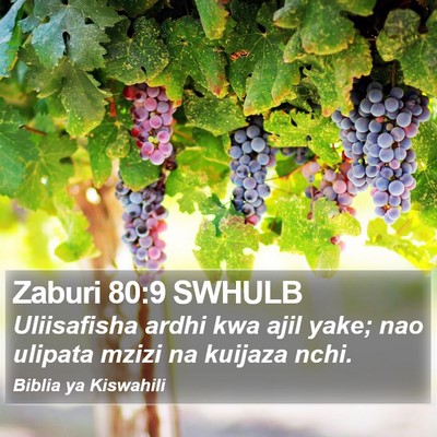 Zaburi 80:9 SWHULB Bible Verse Image
