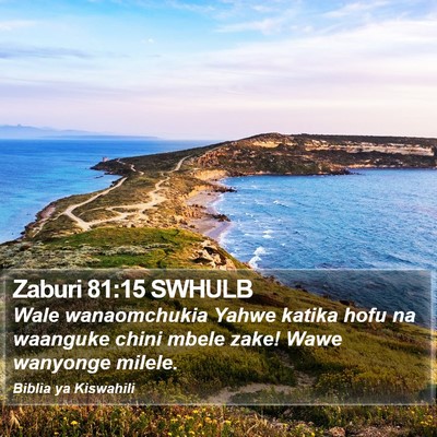 Zaburi 81:15 SWHULB Bible Verse Image