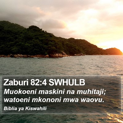 Zaburi 82:4 SWHULB Bible Verse Image