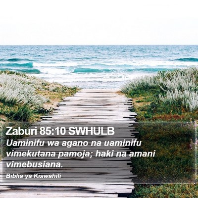 Zaburi 85:10 SWHULB Bible Verse Image