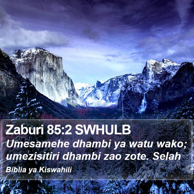 Zaburi 85:2 SWHULB Bible Verse Image