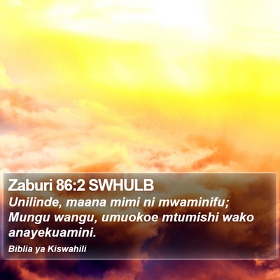 Zaburi 86:2 SWHULB Bible Verse Image
