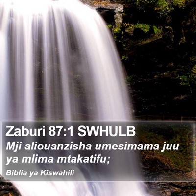 Zaburi 87:1 SWHULB Bible Verse Image