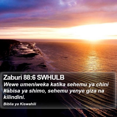 Zaburi 88:6 SWHULB Bible Verse Image