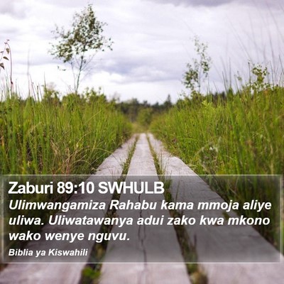 Zaburi 89:10 SWHULB Bible Verse Image