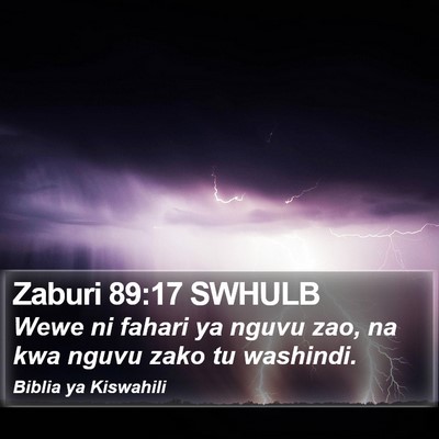 Zaburi 89:17 SWHULB Bible Verse Image