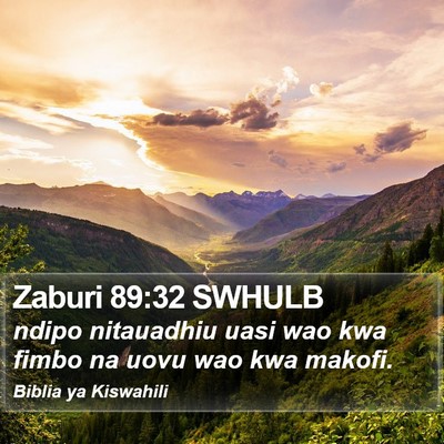 Zaburi 89:32 SWHULB Bible Verse Image