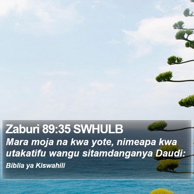 Zaburi 89:35 SWHULB Bible Verse Image
