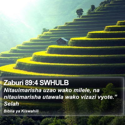 Zaburi 89:4 SWHULB Bible Verse Image