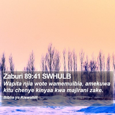 Zaburi 89:41 SWHULB Bible Verse Image