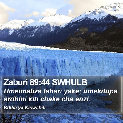 Zaburi 89:44 SWHULB Bible Verse Image