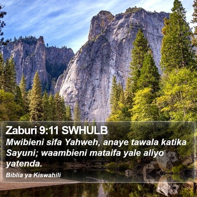 Zaburi 9:11 SWHULB Bible Verse Image
