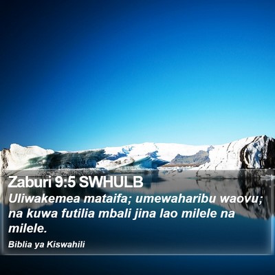 Zaburi 9:5 SWHULB Bible Verse Image