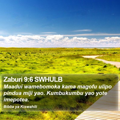 Zaburi 9:6 SWHULB Bible Verse Image