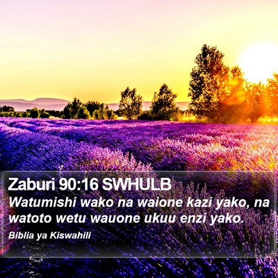 Zaburi 90:16 SWHULB Bible Verse Image