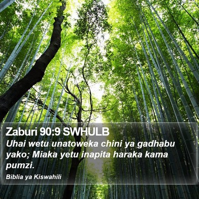 Zaburi 90:9 SWHULB Bible Verse Image