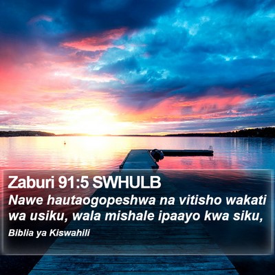 Zaburi 91:5 SWHULB Bible Verse Image