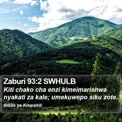Zaburi 93:2 SWHULB Bible Verse Image