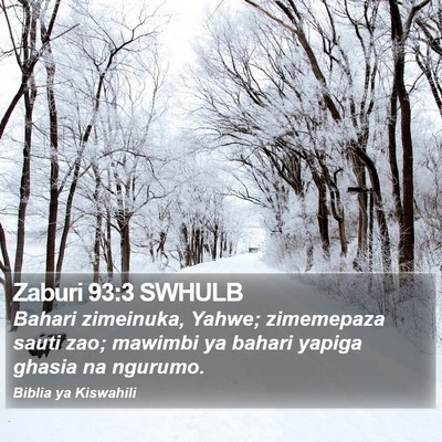 Zaburi 93:3 SWHULB Bible Verse Image
