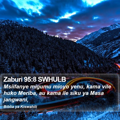 Zaburi 95:8 SWHULB Bible Verse Image