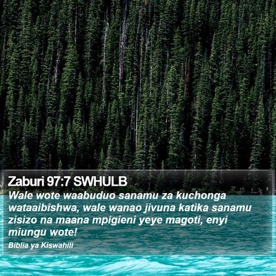 Zaburi 97:7 SWHULB Bible Verse Image