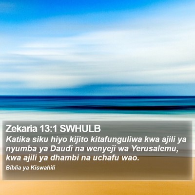 Zekaria 13:1 SWHULB Bible Verse Image